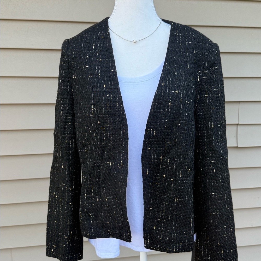 NWT Chic Black and Gold Women's Blazer XL
